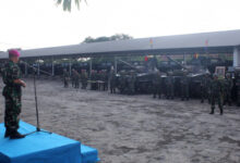 Yonranratfib 2 Mar gelar pasukan dan ranpur. Foto: Ahmad Munawir - Menkav 2 Mar