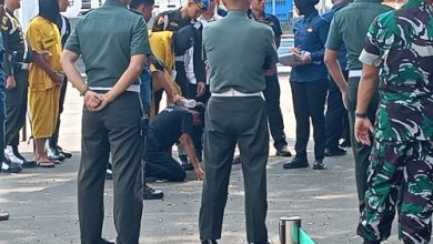 Gelar perkara 2 oknum TNI dan pegawai BUMN aniaya warga Kota Serang hingga tewas. Foto: Budi Wahyu Iskandar