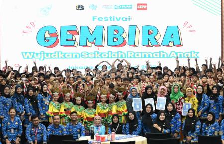 Plan Indonesia luncurkan Program Gembira untuk sekolah ramah anak. Foto: PR Plan Indonesia