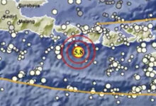 Gempa 5,8 Magnito di Bali. Foto: Istimewa