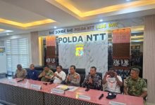 Jumpa pers soal gepa bumi di Polda NTT. Foto Antara