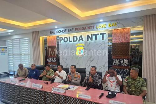 Jumpa pers soal gepa bumi di Polda NTT. Foto Antara