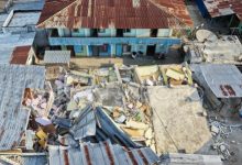 Kerusakan rumah akibat gempa bumi di NTT. Foto Antara