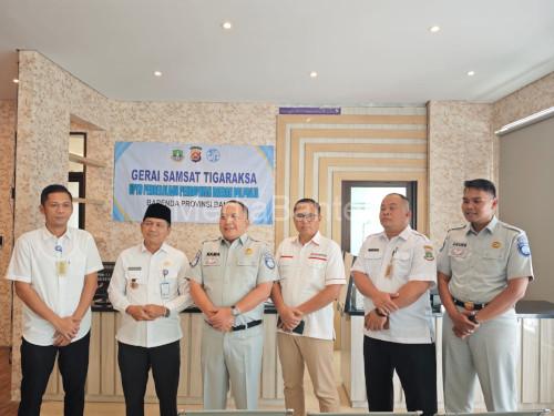 Peresmian Gerai Samsat Tigaraksa dari Samsat Balaraja. Foto Samsat Balaraja