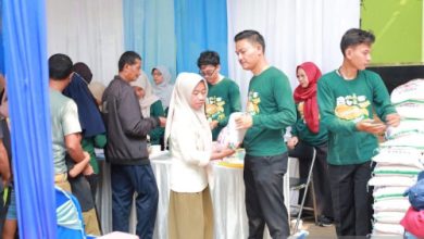 Geraka pangan murah di Kabupaten Tangerang. foto Antara