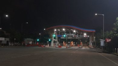 Gerbang Pelabuhan Ciwandan yang siap digunakan arus mudik lebaran. Foto: LKBN Antara