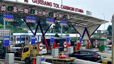 Gerbong Tol Caringin Utama. Foto Antara