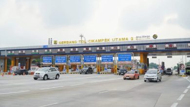 Mobil yang dicatat via Gerbang Tol Cikampek. Foto: Antara