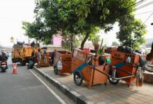 Armda gerebak sampah di Kota Tangerang. Foto Antara