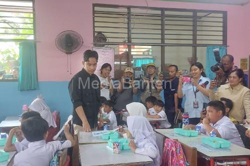 Gibran Rakabuming Raka, Wakil Presiden terpilih di Kota Tangerang. Foto: Antara