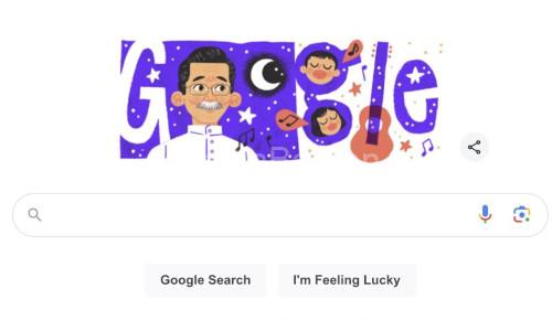 Google Doodle AT Mahmud. Foto: Screenshot Google