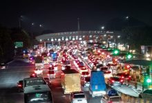 Gerbang Tol Cikupa. Foto Antara