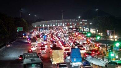 Gerbang Tol Cikupa. Foto Antara