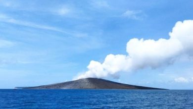 Gunung Anak Krakatau. Foto Antara