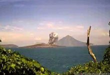 Gunung Krakatau. Foto Antara