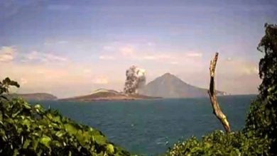 Gunung Krakatau. Foto Antara