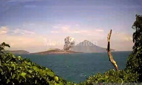 Gunung Krakatau. Foto Antara