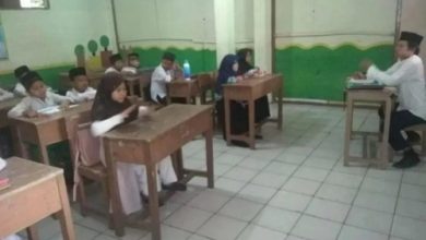 Guru di Madrasah di Lebak. Foto: Antara