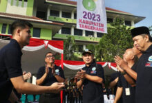 Mad Romli, Wakil Bupati Tangerang di acara HANI Kab Tangerang. Foto: Iqbal Kurnia