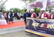 Salah satu peserta kirba Hari Santri Nasional di Kota Cilegon. Foto: Daeng Yusvin