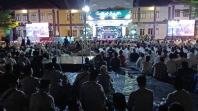 Peringatan Hari Santri Nasional di Mapolres Serang. Foto: Yono