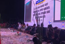 Da i Kamtibmas rayakan hari santri di Mapolresta Serang KOta. Foto: Yono