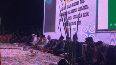 Da i Kamtibmas rayakan hari santri di Mapolresta Serang KOta. Foto: Yono