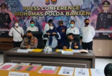 Penghinda MUI Banten ditahan Polda Banten. Foto: Hendra Hermawan