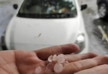 Ilustrasi hujan es di Tangerang Raya. Foto: Antara