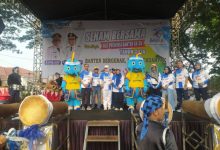 Lebih 4.000 warga mengikuti senam bersama dalam rangka HUT Banten k-26. Foto Biro Adpim Banten