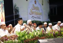 Pertai Gerindra Banten gelar Banten Bersholawat. Foto: Biro Adpim Banten