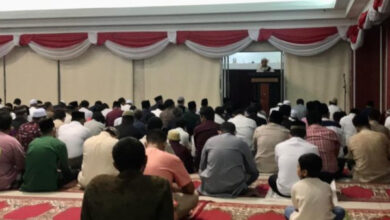 Solat Idul Adha di KBRI Kuala Lumpur. Foto: LKBN Antara