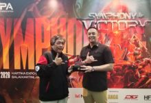 Ketua Iespa Banten, Ucu Nur Arif Jauhar menerima penghargaan Provinsi Paling Kreatif. foto Istimewa