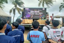 IESPA Banten ikuti Porprov Banten di Anyer. Foto: Humas IESPA Banten