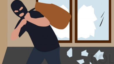 ilustrasi pelaku pembobol rumah warga.