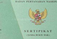 Ilustrasi sertifikat tanah. Foto: Istimewa