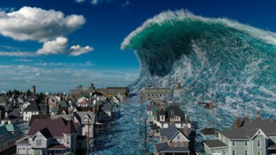 Ilustrasi peristiwa tsunami. Foto: Istimewa