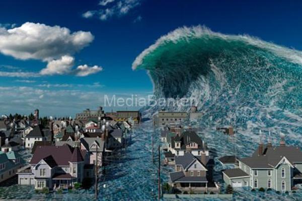 Ilustrasi peristiwa tsunami. Foto: Istimewa