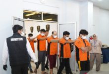 6 WNA yang ditahan Imigrasi Bandara Soetta. Foto Antara