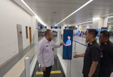 Ditjen Imigrasi mulai uji coba Corridor Gate yang merupakan layana tanpa hambatan. Foto: Antara