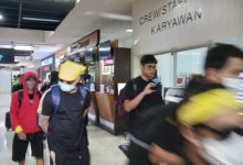 Imigrasi Bandara Soetta gagalkan 3 WNI akan bekerja ilegal di Kamboja. Foto Antara