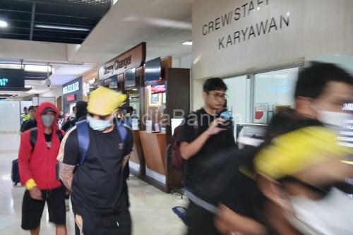 Imigrasi Bandara Soetta gagalkan 3 WNI akan bekerja ilegal di Kamboja. Foto Antara