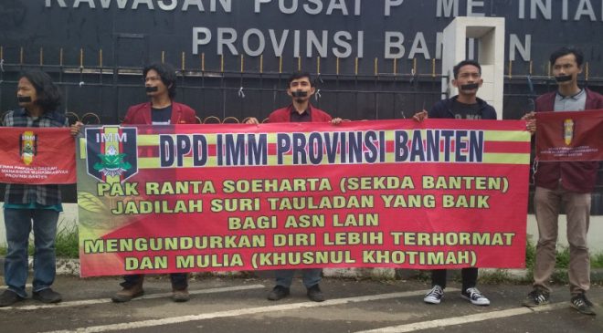 Imm Banten Desak Ranta Mundur Terhormat Dari Jabatan Sekda