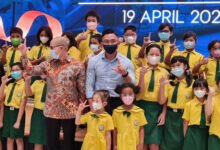Andika Harumy, Wagub Banten dalam Imunisasi Anak.
