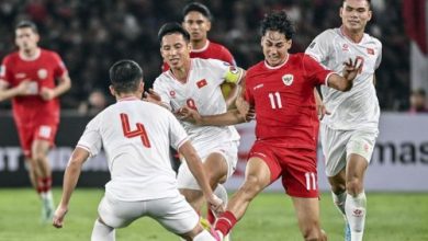 Pertandingan Indonesia Vs Vietnam di kualifikasi Piala Dunia 2026. Foto: Antara