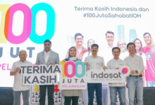 Perayaan IOH capai 100 juta pelanggan seluler. Foto: Aden Hasanudin