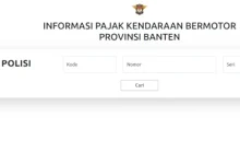 Aplikasi Informasi PKB Provinsi Banten. Foto: Istimewa