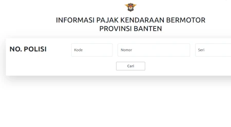 Aplikasi Informasi PKB Provinsi Banten. Foto: Istimewa