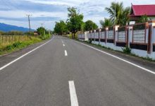 Salah satu ruas jalan dari Program Inpres Jalan Daerah. Foto Antara