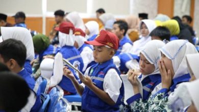 Inspektur Pangan Cilik yang dibentuk Dinkes Kota Tangerang. Foto Antara